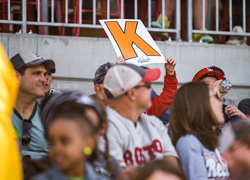 Worcester Red Sox Strike Out Hunger K-Cards